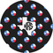 Texas Polka Dots 2" Multipurpose Round Labels - Single Sticker