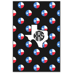 Texas Polka Dots Wood Print - 20x30 (Personalized)