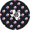 Texas Polka Dots 3" Multipurpose Round Labels - Single Sticker