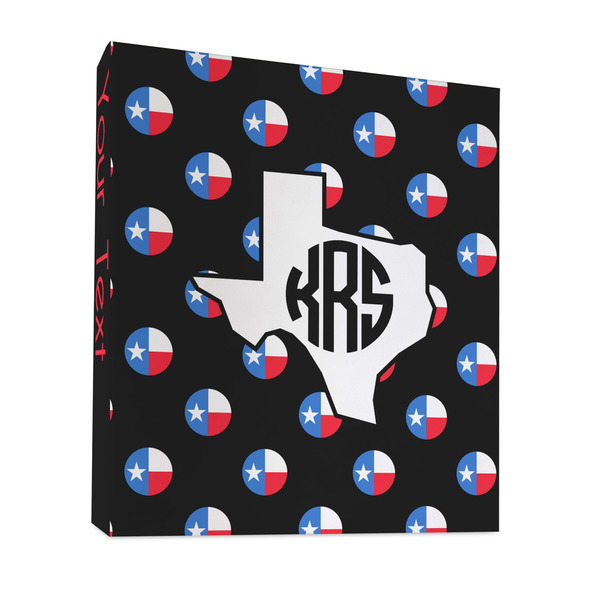 Custom Texas Polka Dots 3 Ring Binder - Full Wrap - 1" (Personalized)