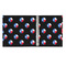 Texas Polka Dots 3 Ring Binders - Full Wrap - 1" - OPEN INSIDE