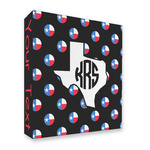 Texas Polka Dots 3 Ring Binder - Full Wrap - 2" (Personalized)