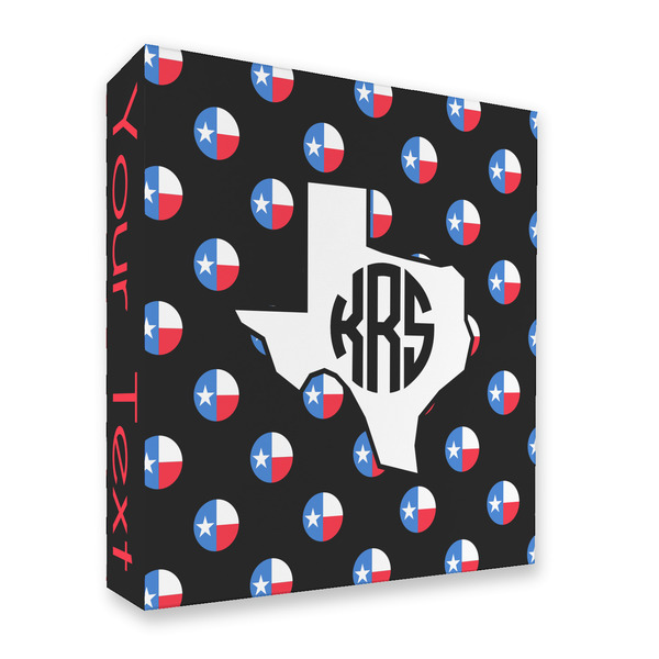 Custom Texas Polka Dots 3 Ring Binder - Full Wrap - 2" (Personalized)