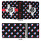 Texas Polka Dots 3 Ring Binders - Full Wrap - 3" - APPROVAL