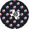 Texas Polka Dots 5" Multipurpose Round Label - Single Sticker