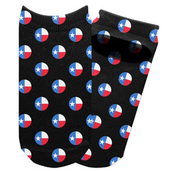 Texas Polka Dots Adult Ankle Socks