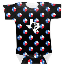 Texas Polka Dots Baby Bodysuit 12-18 w/ Monogram