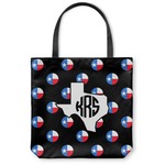 Texas Polka Dots Canvas Tote Bag - Medium - 16"x16" (Personalized)