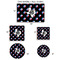 Texas Polka Dots Car Magnets - SIZE CHART