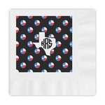 Texas Polka Dots Embossed Decorative Napkins (Personalized)