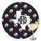 Texas Polka Dots Drink Topper - XLarge - Single with Drink