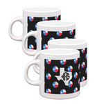 Texas Polka Dots Single Shot Espresso Cups - Set of 4 (Personalized)