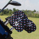 Texas Polka Dots Golf Club Iron Cover - Set of 9 (Personalized)