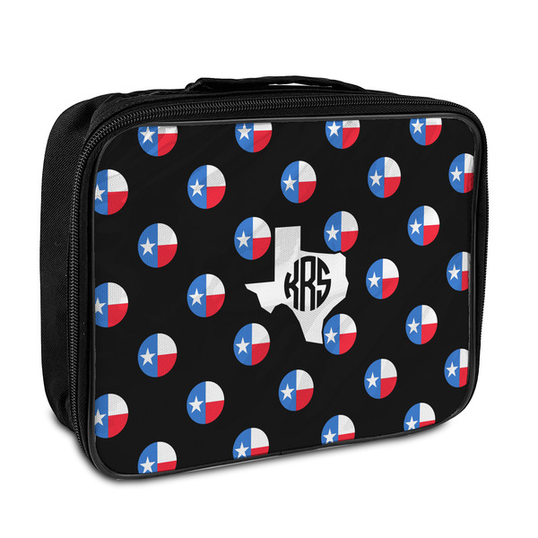 Custom Texas Polka Dots Insulated Lunch Bag (Personalized)