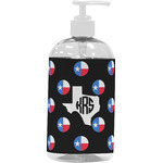 Texas Polka Dots Plastic Soap / Lotion Dispenser (16 oz - Large - White) (Personalized)