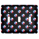 Texas Polka Dots Light Switch Cover (3 Toggle Plate)