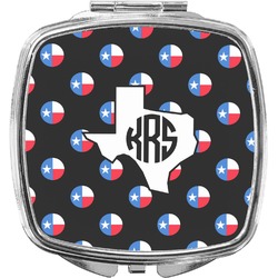 Texas Polka Dots Compact Makeup Mirror (Personalized)