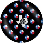 Texas Polka Dots Melamine Plate (Personalized)