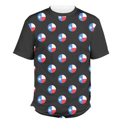Texas Polka Dots Men's Crew T-Shirt - Medium