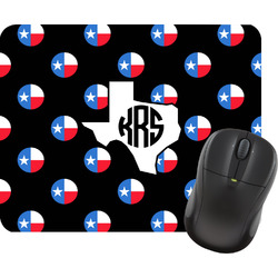 Texas Polka Dots Rectangular Mouse Pad (Personalized)