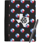 Texas Polka Dots Notebook Padfolio - Large w/ Monogram