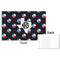 Texas Polka Dots Disposable Paper Placemat - Front & Back