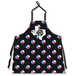 Texas Polka Dots Apron Without Pockets w/ Monogram