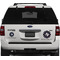 Texas Polka Dots Personalized Car Magnets on Ford Explorer