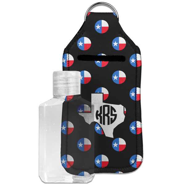 Custom Texas Polka Dots Hand Sanitizer & Keychain Holder - Large (Personalized)