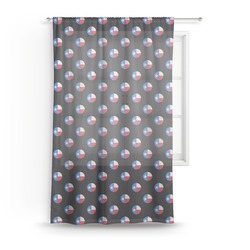 Texas Polka Dots Sheer Curtain - 50"x84"