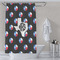 Texas Polka Dots Shower Curtain Lifestyle