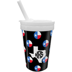 Texas Polka Dots Sippy Cup with Straw (Personalized)