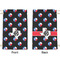 Texas Polka Dots Small Laundry Bag - Front & Back View