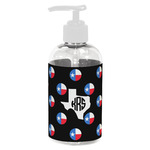 Texas Polka Dots Plastic Soap / Lotion Dispenser (8 oz - Small - White) (Personalized)