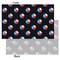 Texas Polka Dots Tissue Paper - Heavyweight - Small - Front & Back