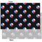 Texas Polka Dots Tissue Paper - Heavyweight - XL - Front & Back