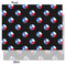 Texas Polka Dots Tissue Paper - Lightweight - Medium - Front & Back