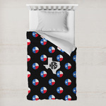 Texas Polka Dots Toddler Duvet Cover w/ Monogram