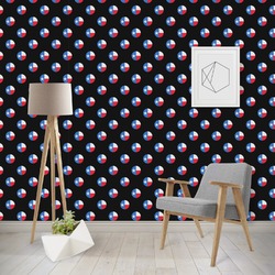 Texas Polka Dots Wallpaper & Surface Covering (Water Activated - Removable)