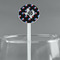 Texas Polka Dots White Plastic 5.5" Stir Stick - Round - Main