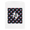 Texas Polka Dots White Treat Bag - Front View