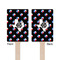 Texas Polka Dots Wooden 6.25" Stir Stick - Rectangular - Double Sided - Front & Back