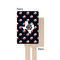Texas Polka Dots Wooden 6.25" Stir Stick - Rectangular - Single - Front & Back