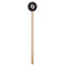 Texas Polka Dots Wooden 7.5" Stir Stick - Round - Single Stick