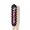 Texas Polka Dots Wooden Food Pick - Paddle - Single Sided - Front & Back