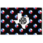 Texas Polka Dots Woven Mat (Personalized)