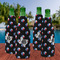 Texas Polka Dots Zipper Bottle Cooler - Set of 4 - LIFESTYLE