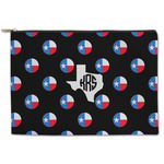 Texas Polka Dots Zipper Pouch (Personalized)