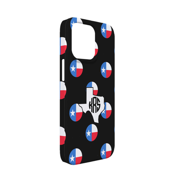 Custom Texas Polka Dots iPhone Case - Plastic - iPhone 13 Mini (Personalized)