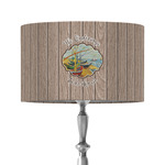 Lake House 12" Drum Lamp Shade - Fabric (Personalized)